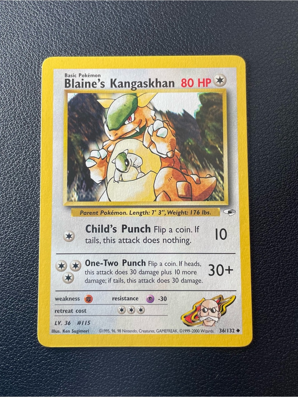 Blaine's Kangaskhan #36/Pokemon Gym Heroes